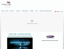 Tablet Screenshot of northernlightlasers.com